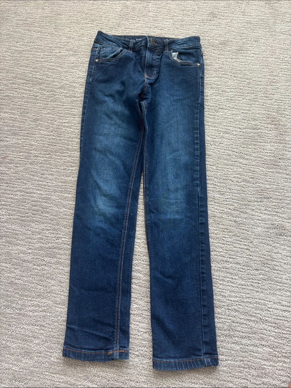 Old Navy Dark Wash Straight Leg, Slim Jeans, boys 10-11